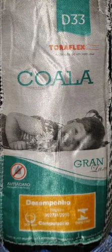 Colchão Toraflex Coala d33 + Capa impermeável 