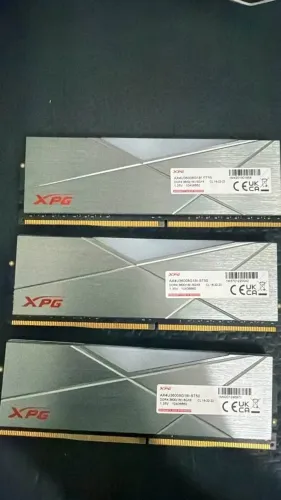 24gb (3x8) 3600mhz memoria ram ddr4 XPG D50
