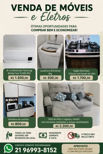 Vendo Móveis e Eletro - Itens vendidos separadamente, conforme imagem.