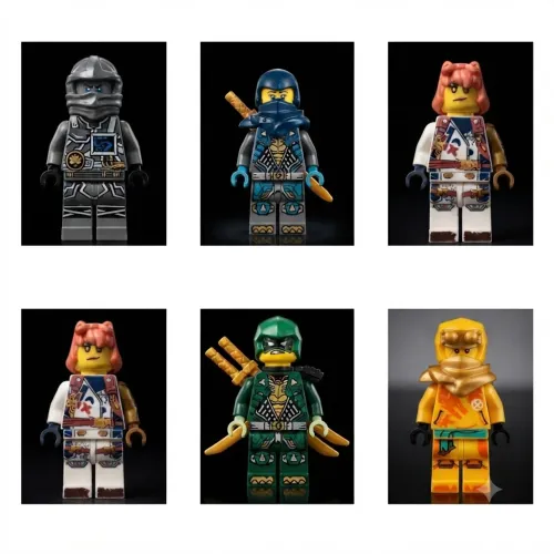 Minifiguras Ninjago - personagens diversos