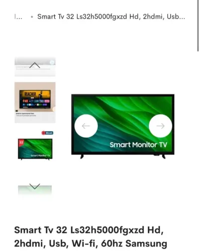 Smart Tv Samsung 32? na caixa lacrada (nova)