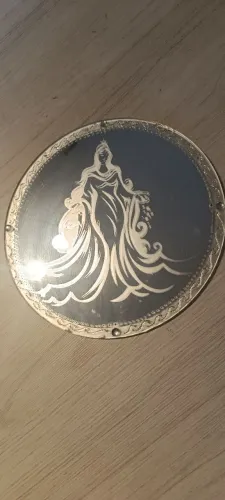 Espelho Redondo Yemanjá 18cm 