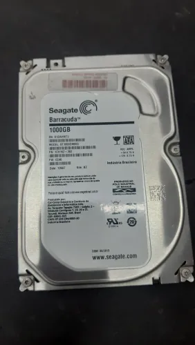 HD para PC Seagate 1 Tb barricada com defeito