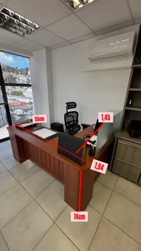 Mesa Executiva em MDF Reforçado