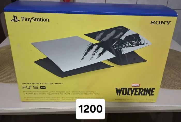 Tampa Para Ps5 pro Wolverine Adamantium Lacrada