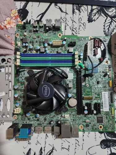 Kit processador mais placa mãe 