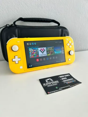 Nintendo Switch Lite 32GB + 256GB !! DESBLOQUEADO! (Aceito Cartão)