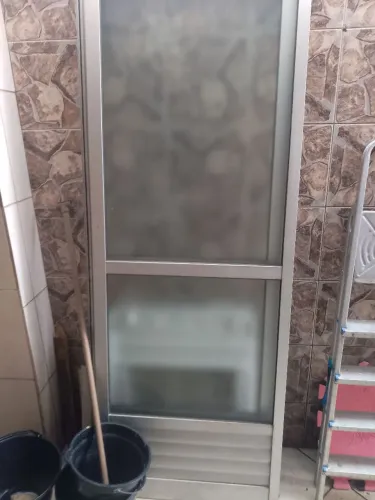 Porta Dupla divisória de sacada varanda em alumínio - Só está semana aproveite 