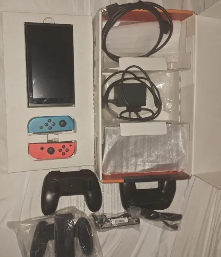 Nintendo switch v2 pequeno detalhe na tela