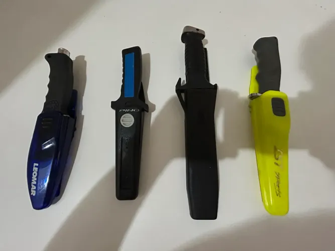 Coleção de Facas para Mergulho Caça e Pesca, Aceito Trocas!!!
