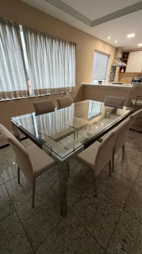 Mesa de Jantar 6 Lugares + 6 Cadeiras | Excelente Estado