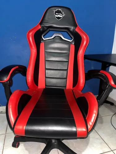 Cadeira Gamer Ninja (Preta/Vermelha)