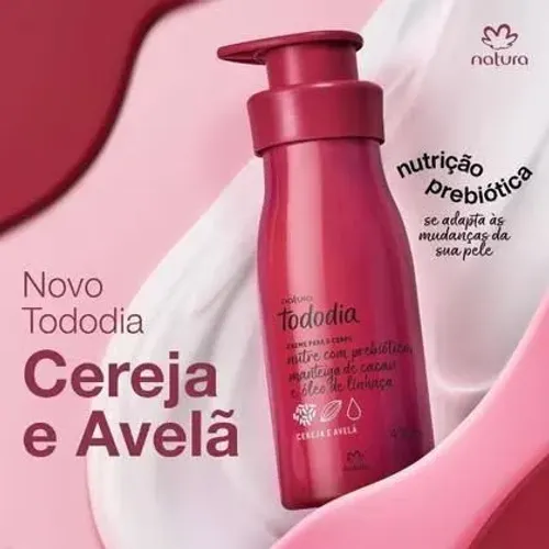 Hidratante cereja e avelã
