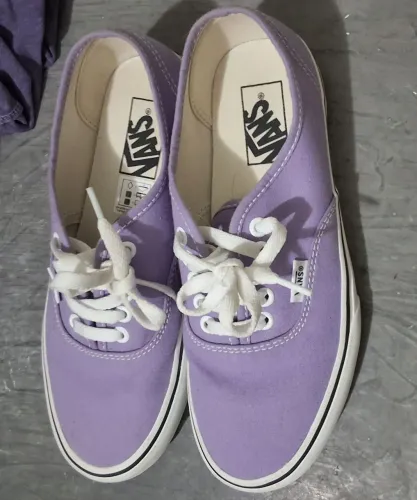 Tênis feminino vans authentic lilás 37 original