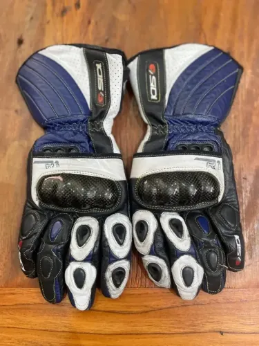 Luva Sidi R1 Couro Azul Tam :xl