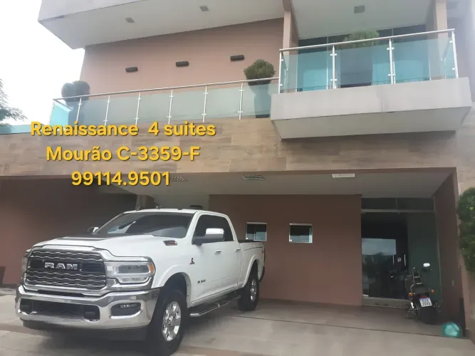 Alugo/Vendo Excelente Casa Duplex no Renaissance. 4 Suítes. Completa