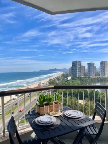 ALUGUEL APTO MOBILIADO VISTAO MAR- ORLA BARRA DA TIJUCA