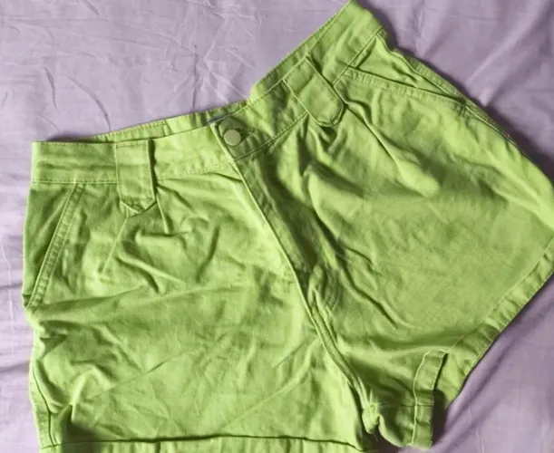 Short jeans verde N° 40