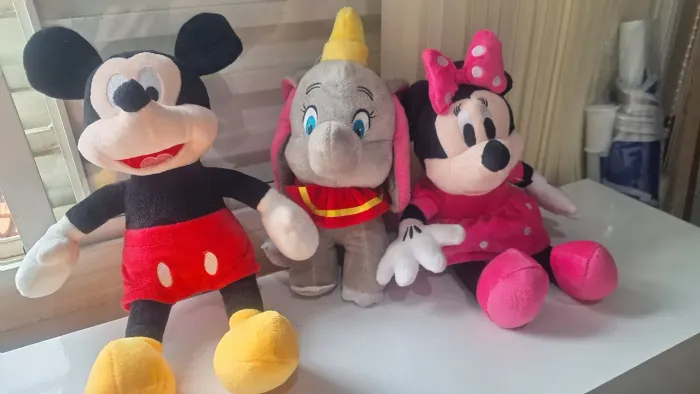 Pelucia Mickey e Minie 