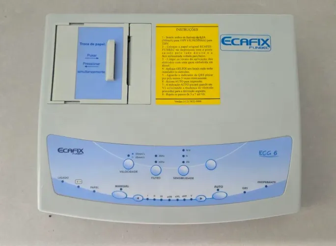 Eletrocardiograma Ecafix 6