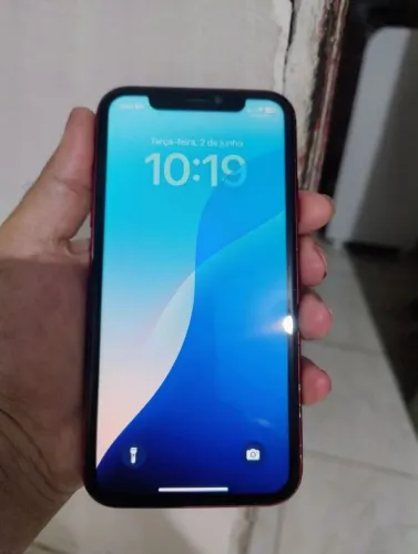 Vendo esse iPhone XR todo ok tela original não tá pegando face id bateria 79% celular seno