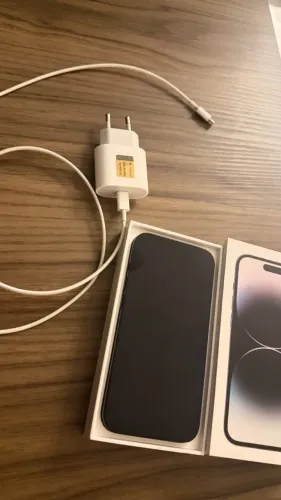 iPhone 14 PRO com 256GB Cinza