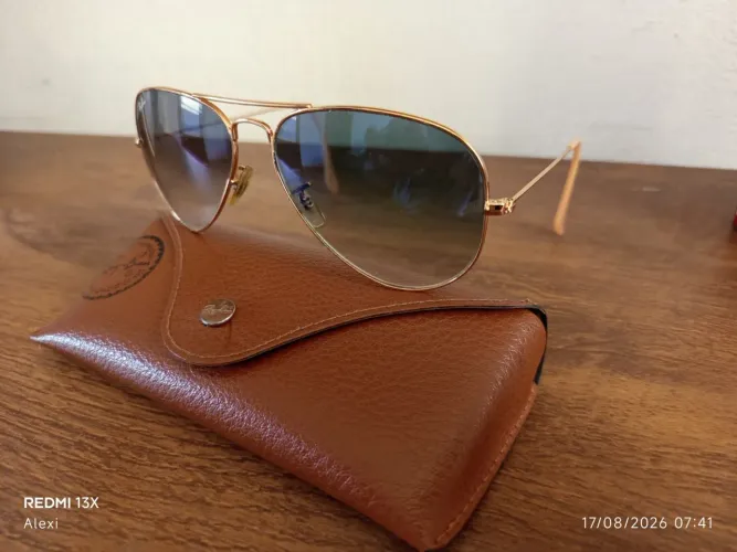 Óculos Rayban aviador feminino
