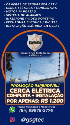 Cerca elétrica 10x20 promoção