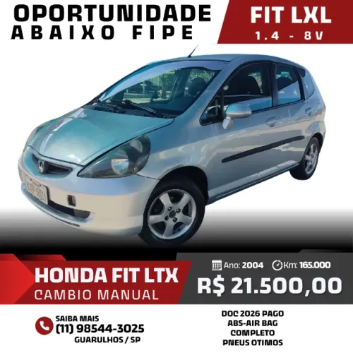 Honda Fit LXL 1.4/ 1.4 Flex 8v/16v 5P Mec. 2004