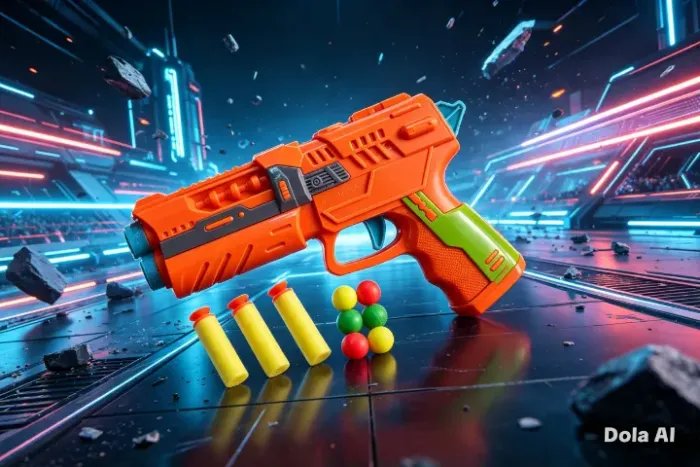 KIT PISTOLA DE BRINQUEDO INFANTIL