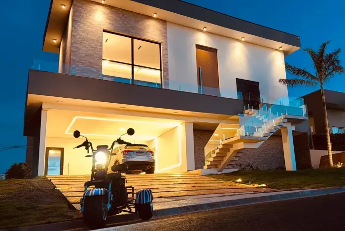 Casa de Luxo com Vista Deslumbrante para as Montanhas no Ninho Verde II Pardinho/SP