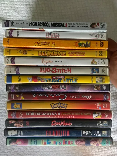 Lote de dvds no precinho