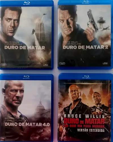 4 Blu-RayS - DURO DE MATAR - para colecionadores