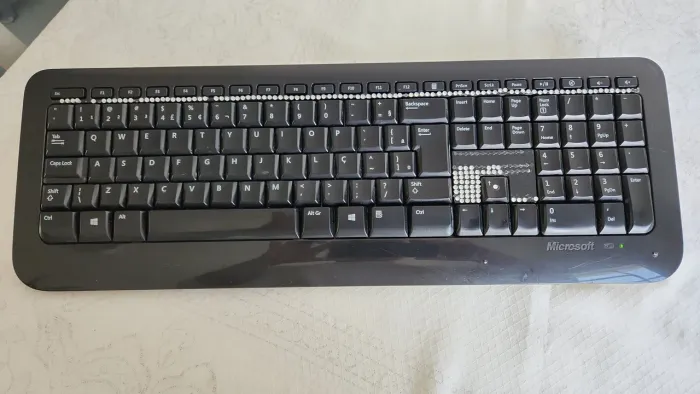 Teclado s/ fio Microsoft 800 s/ receptor 