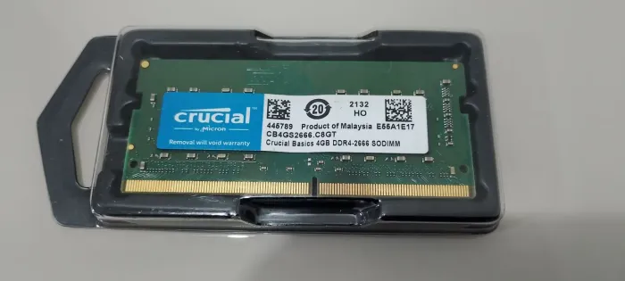 Memória Ram DDR4 4GB SODDIM