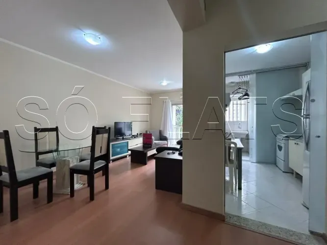 Flat Prive Cidade Jardim disponível para venda com 55m², 1 dormitório e 1 vaga de garagem