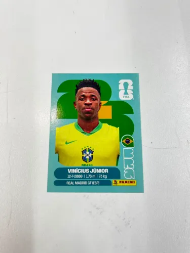Vini Júnior figurinha copa 2026