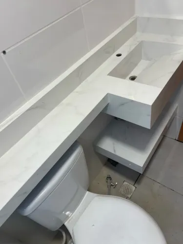 Bancada em porcelanato