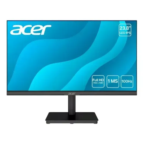 Monitor Gamer Acer LED IPS 23,8" Full HD HDMI VGA MK241Y - Preto - Bivolt