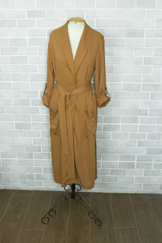 sobretudo parka forever 21 caramelo
