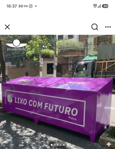Lixeira. 3.800lts . Excelente para condomínios. Shopping. supermercados