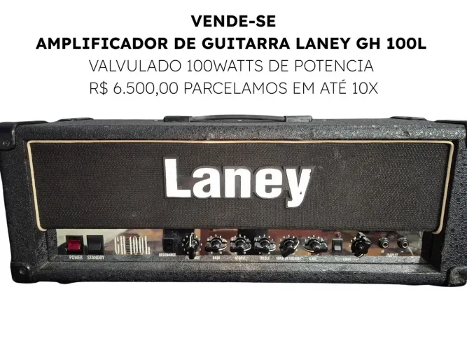 Amplificador de Guitarra Laney GH100L Valvulado