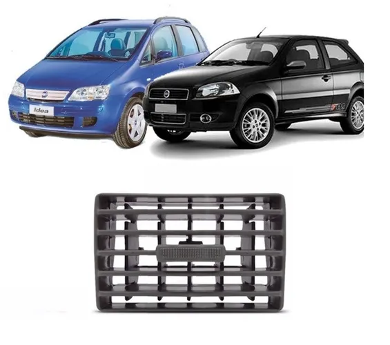 Difusor Ar Lateral Palio siena G 4 preto lateral central valor unitário tzebo wuaxq