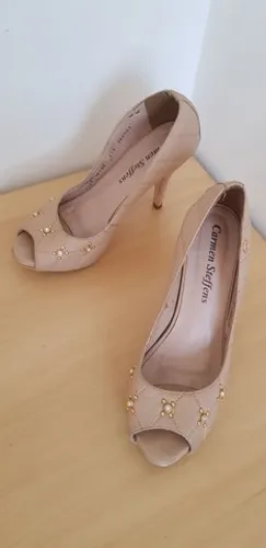 Peep Toe meia pata - Carmen Steffens n° 36
