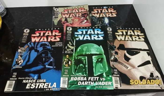 Star Wars miniserie completa em 5 edições 