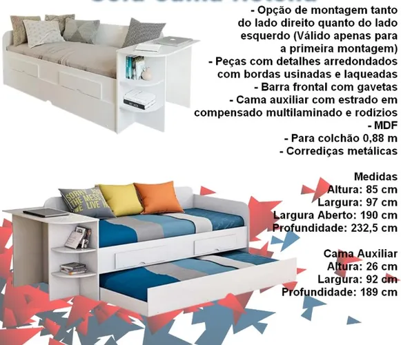 Sala quarto Sofá cama