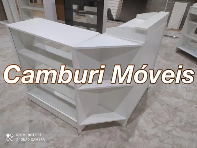 BALCÃO CAIXA VITRINE - NOVO - ENTREGA RÁPIDA