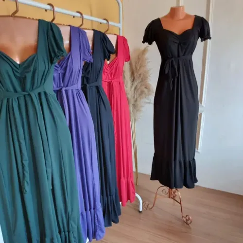 Vestido Longo Moda Evangélica (Pode escolher)
