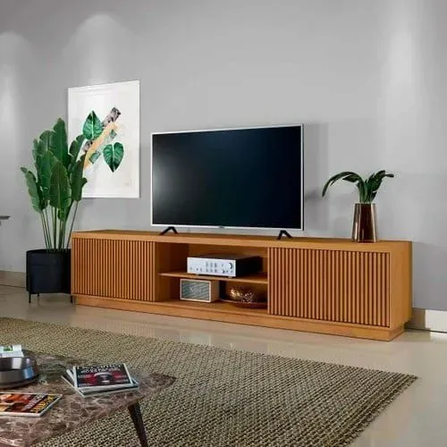 Rack com portas ripadas 2,20m ( promoção )