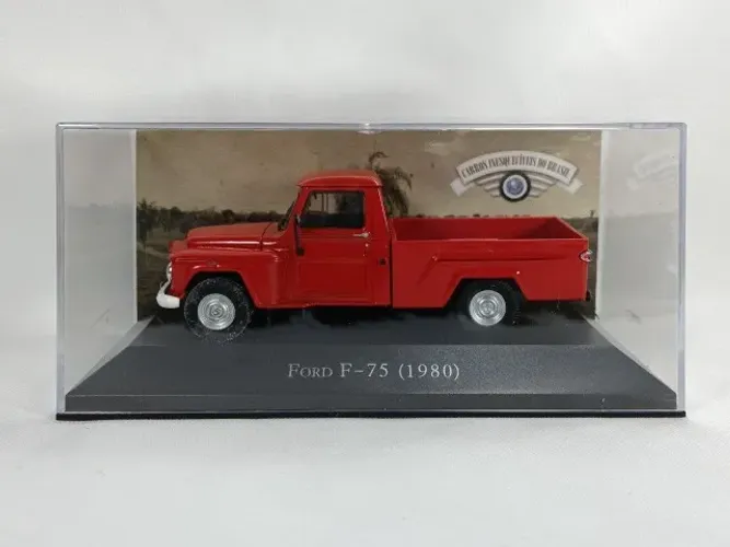 Coleção Carros Inesquecíveis Do Brasil - Ford F-75 (1980) 1/43